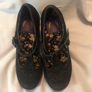 Black Mary Jane Wedges by Rock & Candy